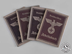 Germany, Third Reich. A Lot Of Six German Labour Books
