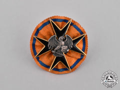 Estonia, Republic. A Miniature Order Of The Eagle Cross On A Rosette