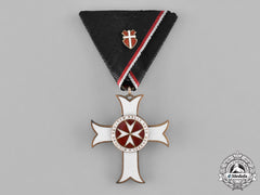 Austria, Empire. An Order Of The Knights Of Malta, Merit Badge With War Decoration