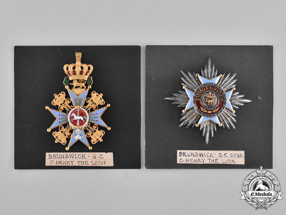 braunschweig,_dukedom._an_order_of_henry_the_lion_in_gold,_grand_cross,_by_a._lemme,_c.1840_emd_5941