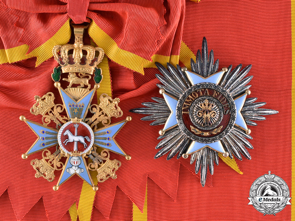 braunschweig,_dukedom._an_order_of_henry_the_lion_in_gold,_grand_cross,_by_a._lemme,_c.1840_emd_5963