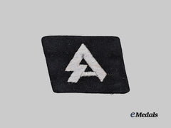 Germany, SS. An 18th SS Volunteer Panzergrenadier Division Horst Wessel Collar Tab