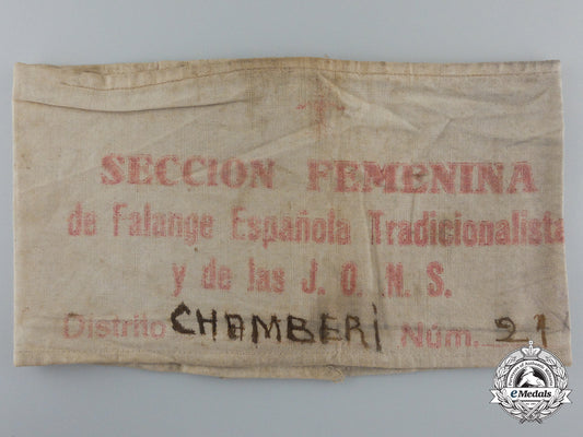 spain,_fascist_state._a_falange_women's_section_chanberi_district_armband_f_208_2_1_1