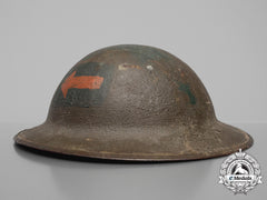 A First War Mark Ii 4Th Canadian Machine Gun Battalion Helmet