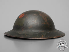 A First War Mark Ii 54Th Battalion Helmet; Named To Chaplain & Published