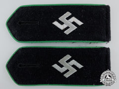 An Sd/Schutzmannschaften Pair Of Shoulder Straps For Police Schuma Units