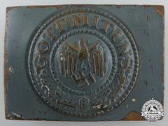 A Flat Constructed Late War Army Buckle; Published Example