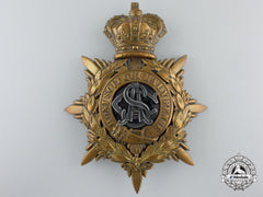 A Victorian Army Service Corps Officer's Helmet Plate
