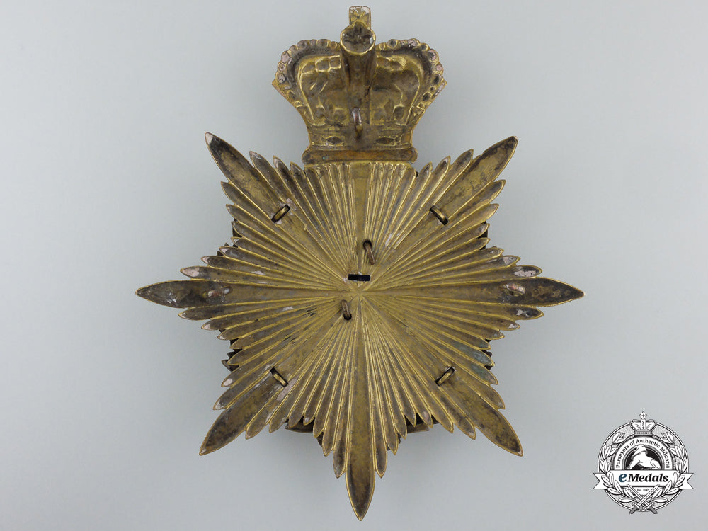 a_victorian_army_service_corps_officer's_helmet_plate_f_509