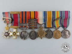 A Fine India, South Africa, And First War Miniature Group Of Awards
