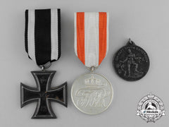 Three First War German Medals, Awards, And Decorations