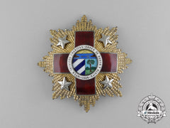 Cuba. A Red Cross Order, First Class Grand Cross Star