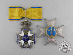 Sweden, Kingdom. An Order Of The Sword, Commander, By C.f. Carlman, C.1920