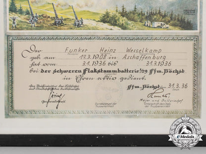 a_framed_certificate_of_service_in_heavy_flak_battery_in_norway_f_986_1