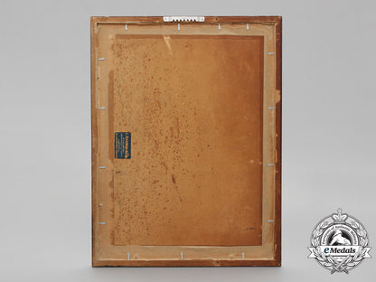 a_framed_certificate_of_service_in_heavy_flak_battery_in_norway_f_989_1