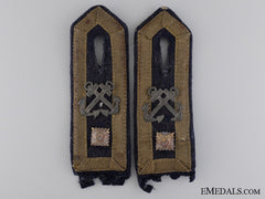 Feldwebel Boatswain Of The Kriegsmarine Shoulder Board Pair