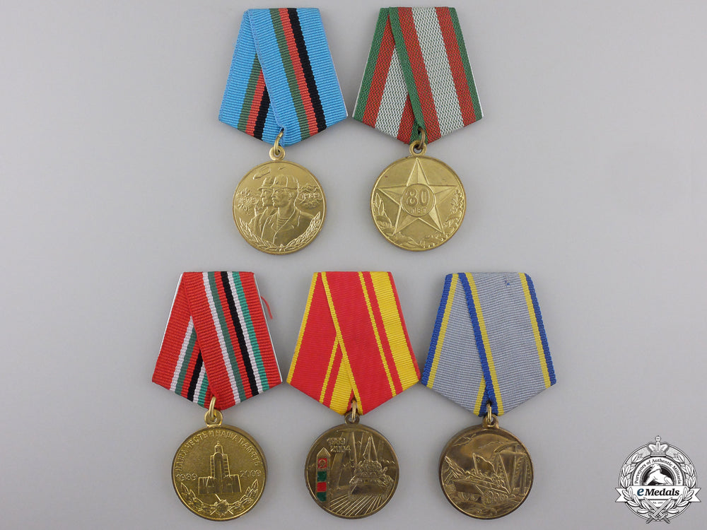 five_afghanistan_campaign_commemorative_medals_five_afghanistan_553aa1e90835d