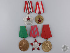 Five Albanian Medals And Awards