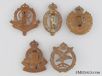 five_first_and_second_war_british_cap_badges_five_first_and_s_5362a10873616