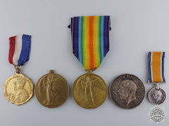 Five First War British Medals