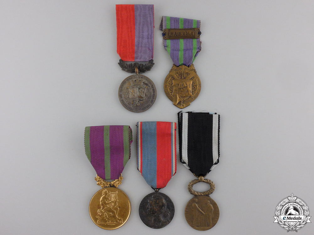 france,_republic._a_lot_of_civil_medals_and_awards_five_french_civi_554a6237d1e20
