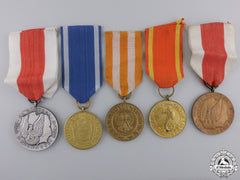 Five Polish Medals & Awards