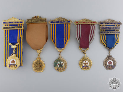 five_royal_canadian_legion_officer_badges_five_royal_canad_548c7d72baf73