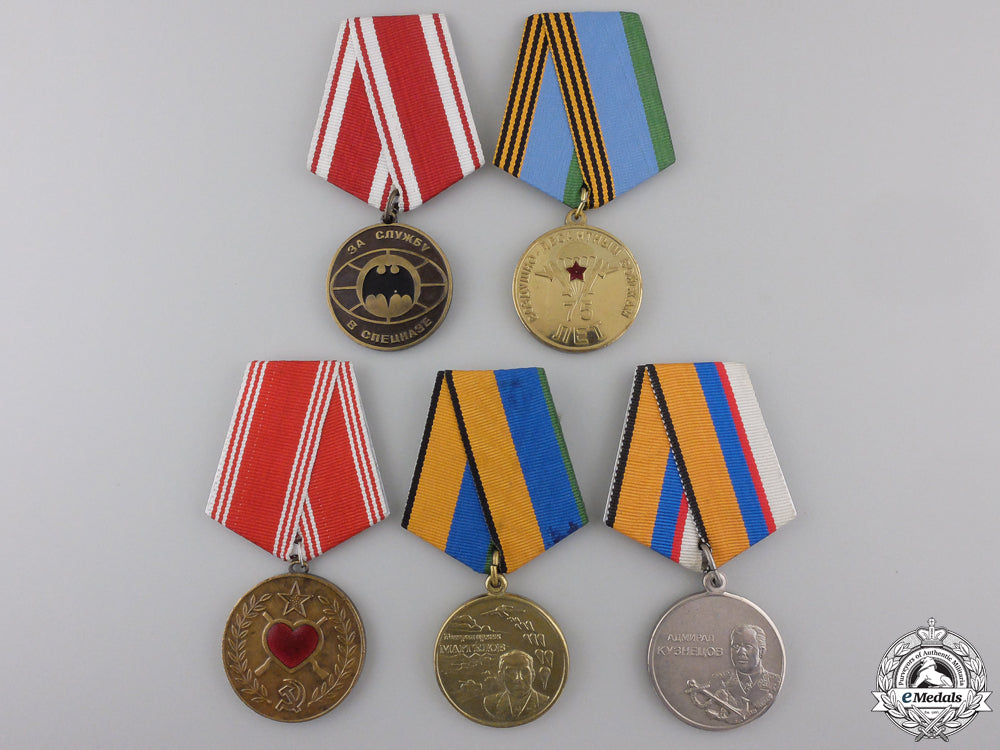 5 Russian Pyka Five Russian Federation Medals & Awards – eMedals