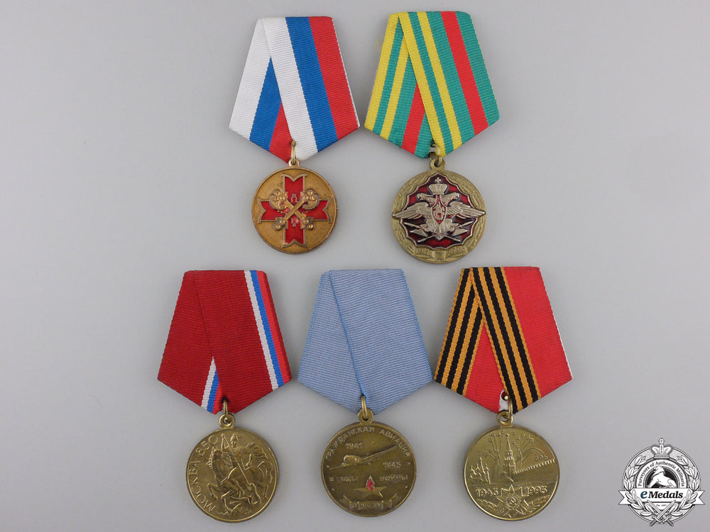 5 Russian Pyka Five Russian Federation Medals & Awards – eMedals