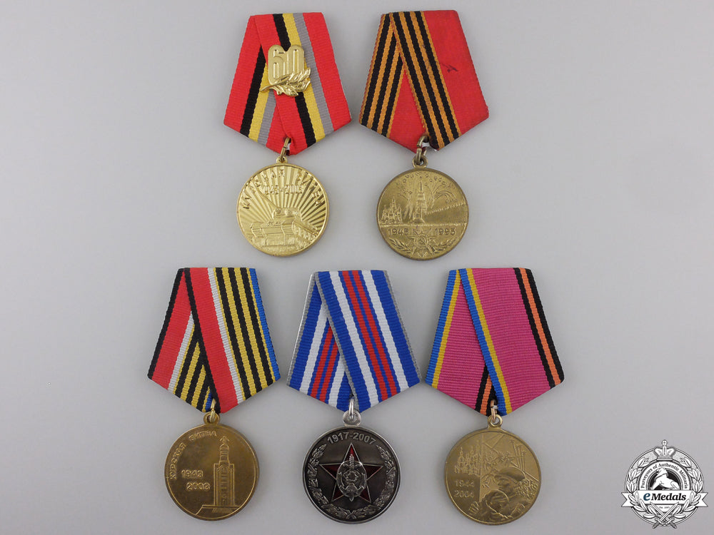 five_russian_federation_campaign_commemorative_medals_five_russian_fed_553aa248f0eed