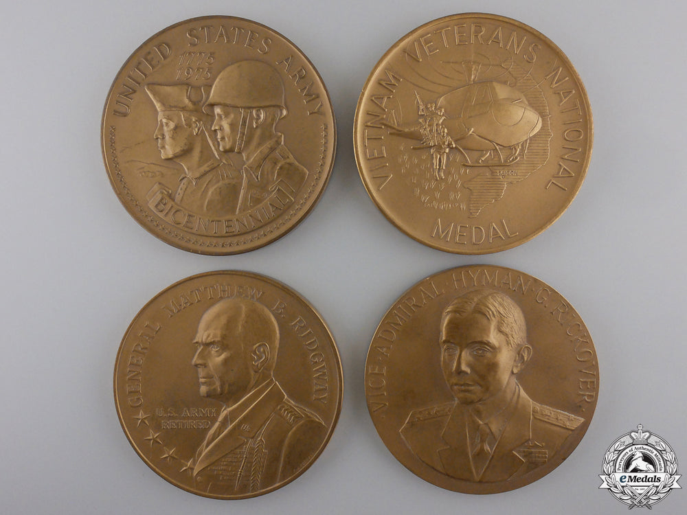 four_american_military_themed_table_medals_four_american_mi_553147de71200