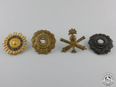 Four Argentinian Cap Badges