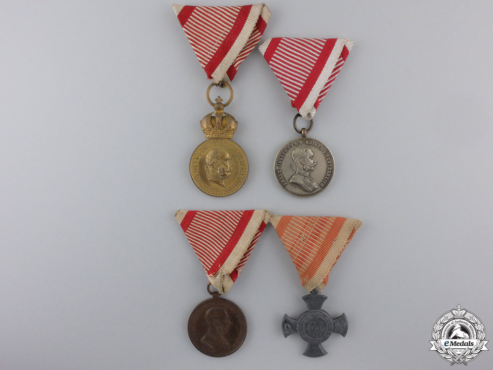 four_austrian_first_war_medals_and_awards_four_austrian_fi_55316ddfe4c77