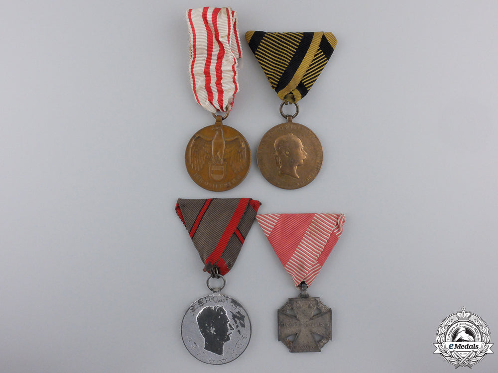 four_austrian_war_medals_and_awards_four_austrian_wa_55316ba6f30a5