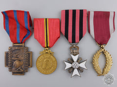 Belgium, Kingdom. Four Orders, Medals, And Awards