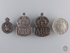 Four British Service Badges
