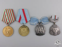 Four Bulgarian Medals And Awards