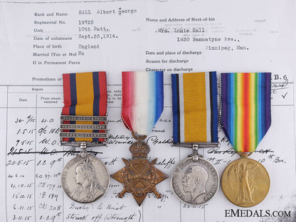 four_medals_to_private_a.hall;_wounded_at_kitcheners'_wood1915_four_medals_to_p_53d90ad78fa13