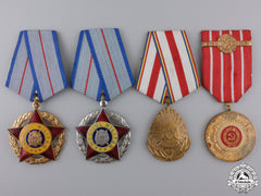 Four Romanian Socialist Orders, Medals And Awards