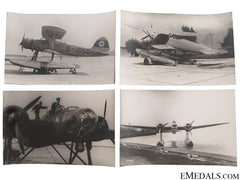 Four Wwii Seaplane Photographs