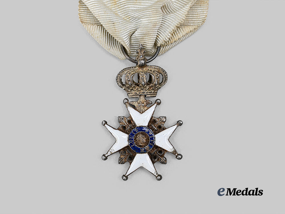 france,_napoleonic_kingdom._a_decoration_of_the_lily,_reduced_silver_cross,_c.1820_e_medals__e_u24799_5
