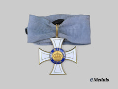 Prussia, Kingdom. A Rare Order of the Crown, II Class Cross in Gold, by Zehn
