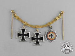 A Miniature German Cross Award Chain; 1957 Version