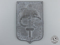 A Second War Italian Atlantic Division "Divisione Atlantica" Naval Badge