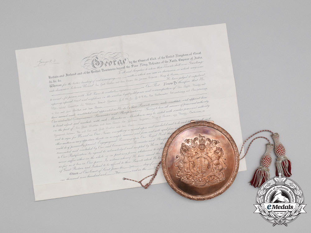 a_historic_appointment_document&_seal_to_the_ambassador_at_the_prussian_court1910_g_175_2