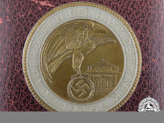A 1936 East Bavaria District Award With Case