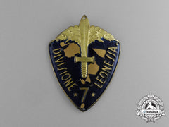 An Italian 7Th Infantry Division "Leonessa" (7° Divisione Leonessa) Sleeve Badge