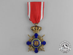 An Order Of The Crown Of Romania; Officer, Type Ii (1932-1947)