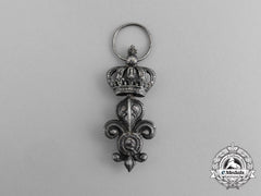 A French Order Of The Lily; Decoration With Crown And King's Portrait