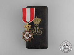 A Fine Order Of St.charles Of Monaco In Gold By Kretzly With Case